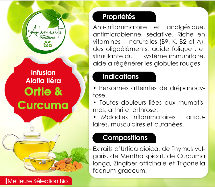 Infusion Orties au Curcuma